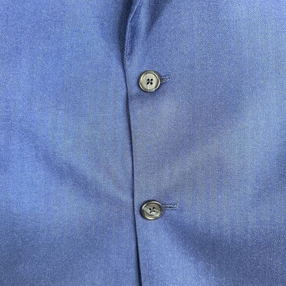 Jack Victor Classic for Rochester Loro Piana Cashmere/Silk Blue Blazer Size 52R - Picture 5 of 16